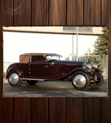 Металлическая табличка Rolls-Royce Phantom 40 50 Cabriolet by Manessius (I)